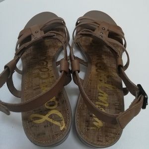 Sam Edelman Brown strappy sandals
